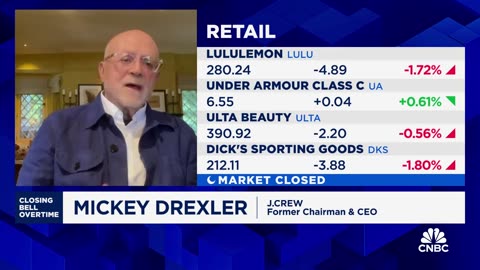 The price of clothes has gotten out of hand, says Fmr. J. Crew CEO Mickey Drexler| Nation Now ✅