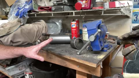HOW TO MAKE A TURBO DOWN PIPE EXHAUST -- SUPER EASY