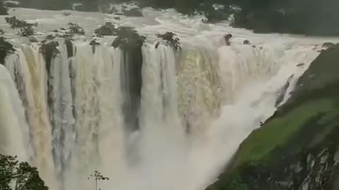 Water falls