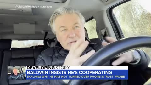 Alec Baldwin insist he's cooperation with RUST shooting probe