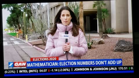 OAN Report on mathematical anomalies in GA election