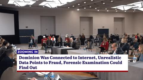 AZ Hearing Highlights- Dominion Connected to web, Data Points to Fraud, Forensic Exam Can Find Out.