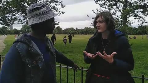 Will vs Ninja Turtles Trinitarianism - Old Time Bible vs New Age Philosophy At Speakers Corner