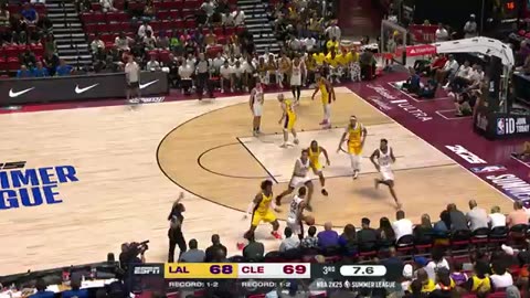 LAKERS vs CAVALIERS | NBA SUMMER LEAGUE | FULL GAME HIGHLIGHTS NBA 22M |MAD