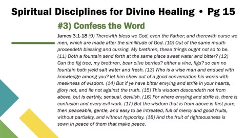 Spiritual Disciplines for Divine Healing, Part 3 (The Ambassador with Craig DeMo)