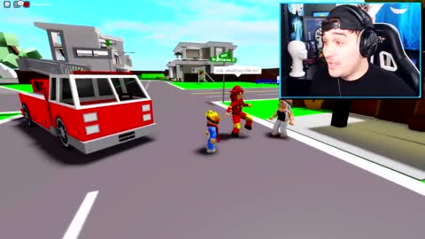 POLICE FAMILY vs DOCTOR FAMILY vs FIREMAN FAMILY in Roblox BROOKHAVEN RP!!