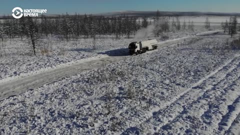 Harsh winter Road: life and death on the icy roads of Siberia and the Far East