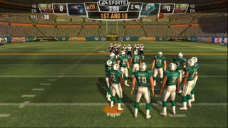(PSCX2) Madden 12 Dolphins v Patriots Game08