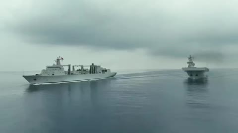 China shows the Type 075 amphibious assault ship conducting training