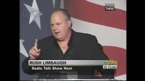 Rush Limbaugh at CPAC 2009: The Speech That Inspired a Movement