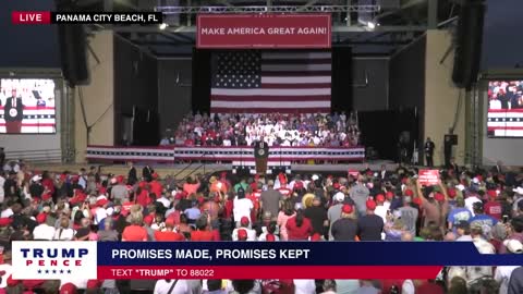 President Trump in Panama City Beach, FL