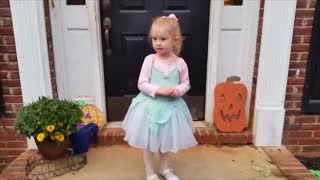 Little Girl Dresses Up As 'Diarrhea' For Halloween