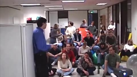 Throwback to Google's all staff weekly meeting at Friday in 1999