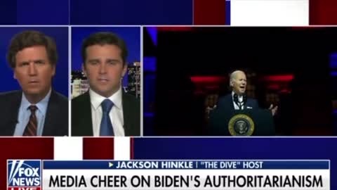 Jackson Hinkle And Tucker React To The Similar Authoritarian Actions Of Biden And Zelensky