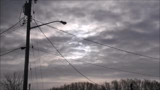 Amazing video of the Sun Lighting up the Clouds