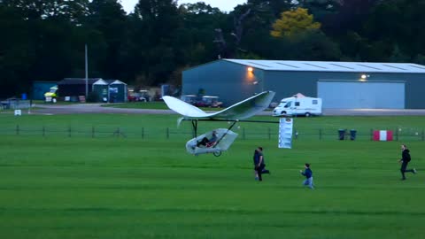 Human powered flight at Old Warden