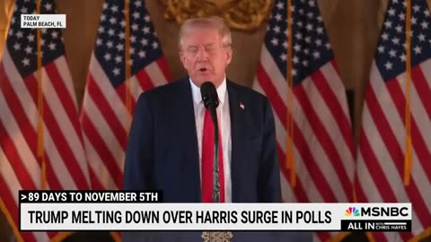 `Spiraling, Whining,and miserable ;' Trump Milts down as harris