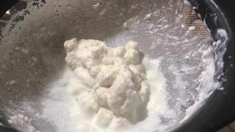 Homemade Kefir and Kefir Cheese made from Grains