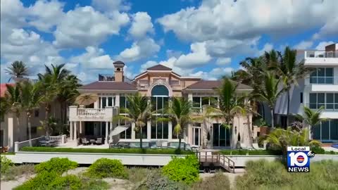 South Florida castle on the beach now on sale for hefty price