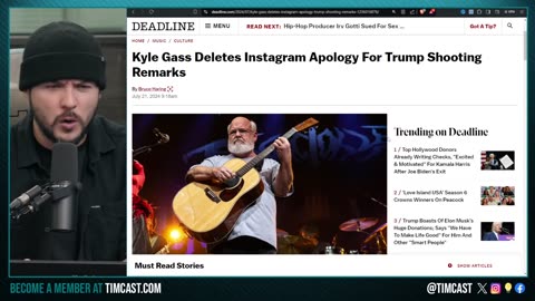 Kyle Gass DELETES APOLOGY After Calling For Trump Assassination, FORGIVENESS RESCINDED
