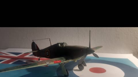 Hawker Hurricane,1/72 airfix model kit ,step by step building .