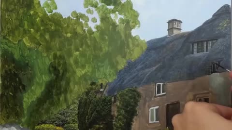 The Painting Skills Of The Roof