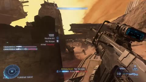 Halo infinite sniping triple kill