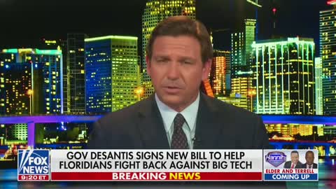 DeSantis Signs Florida Law Penalizing Big Tech Censorship