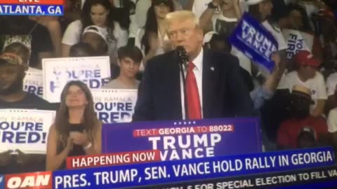 Pres Trump & Sen Vance hold rally in Georgia p 06
