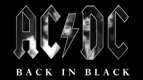 Back in Black - AC/DC guitar backing track with vocals