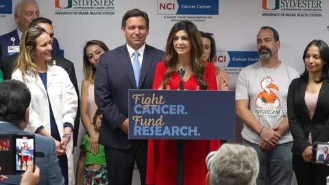 Gov. Ron DeSantis & Casey DeSantis announce Fund $100M for Cancer Centers