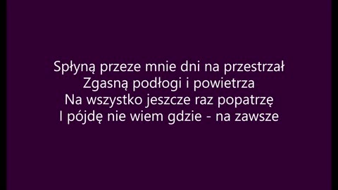 Zegarmistrz światła - Tadeusz Woźniak (tekst)