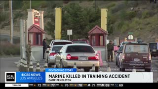 Camp Pendleton one US Marine was killed and more than a dozen others were injured