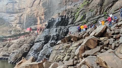 Waterfall From Huge Mountain, Only one in world, 😱 Random Video