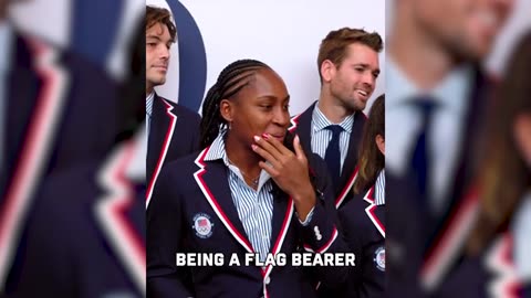 Coco Gauff becomes the flag bearer for opening of Olympics for USA