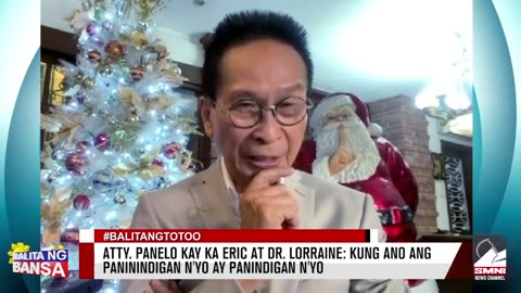 Atty. Panelo kay Ka Eric at Dr. Lorraine: Kung ano ang paninindigan n'yo ay panindigan n'yo