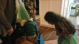 Toddler boy slays the Korean bow