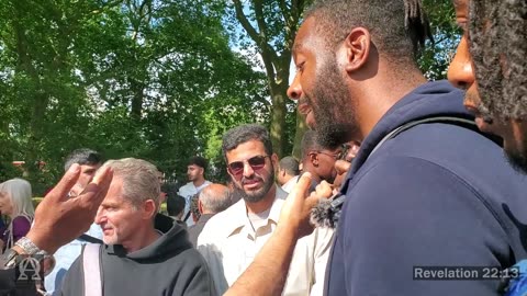 Speakers Corner - Lamin Can't defend His Creed and Quran, So He Just Runs -ft David The Dawah Doctor