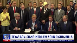 Texas Government Signs Into Law 7 Gun Rights Bills