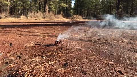 .50 Cal Mini Cannon in SLO-mo!