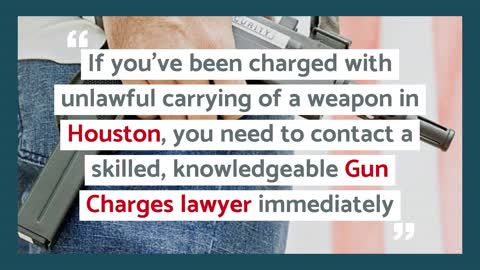 Houston Gun Charges Lawyer