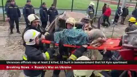 Russian forces bombarding Kyiv as diplomatic talks resume