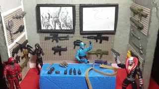 Gi Joe Cobra war room toy diorama