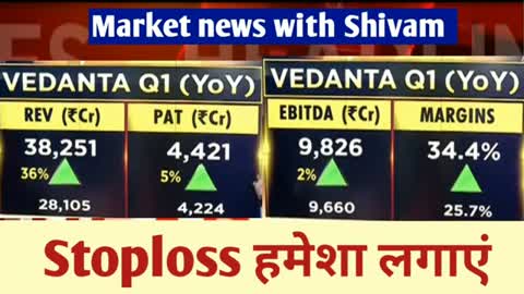 Tvs moter share latest news today 29 July,🔥स्टॉक में तेजी का कारण #tvsmoter #vedanta #vedl