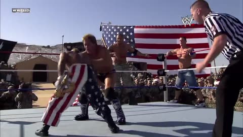 John Cena, Batista & Rey Mysterio vs. Randy Orton & Jeri-Show: Tribute to the Troops