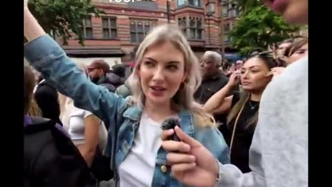 Protestors in Bristol chant We are black white muslim and we’re jews, and we’re gay