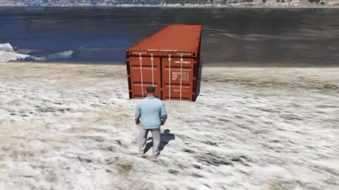 Shin-chan opening container #shinchan #gta #gta5