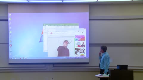 Math Teacher Fixes Projector Screen (April Fools Prank)