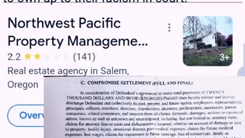 How I forced Northwest Pacific Property Management to give me $20,000 after I caught them on tape!