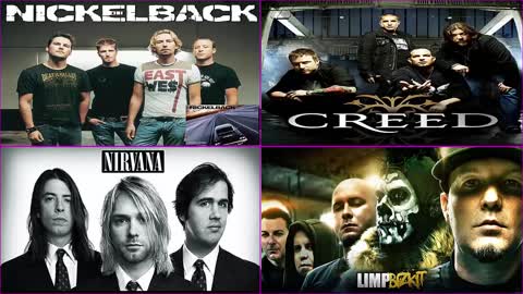 Nickelback vs Creed vs Nirvana vs Limp Bizkit Greatest Hits Full Album